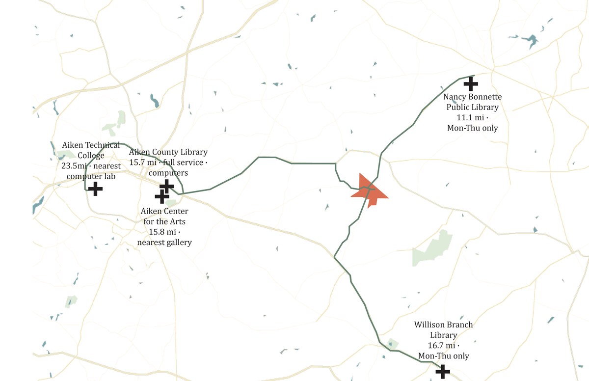 Library Proximity Map