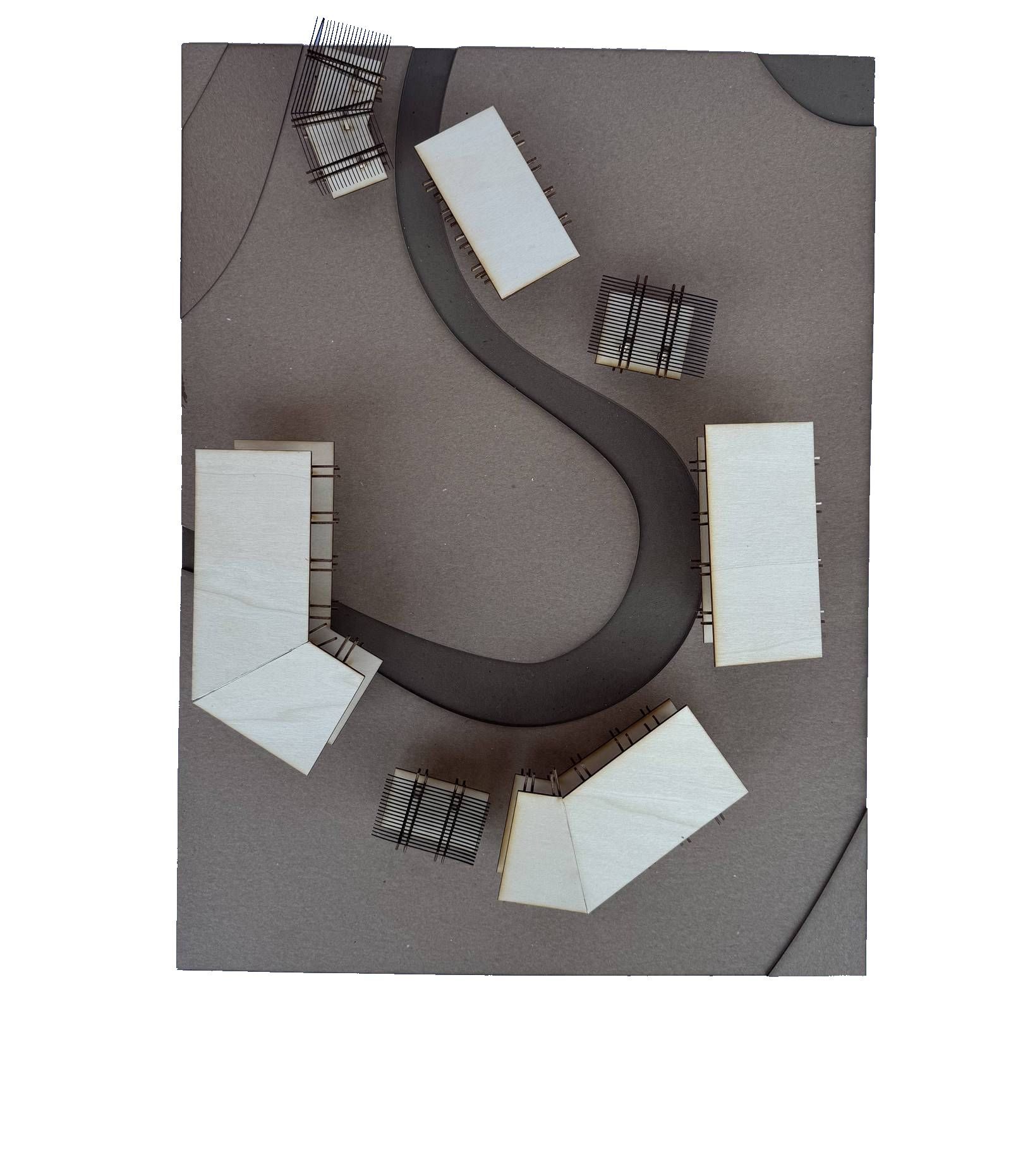 Massing model plan view