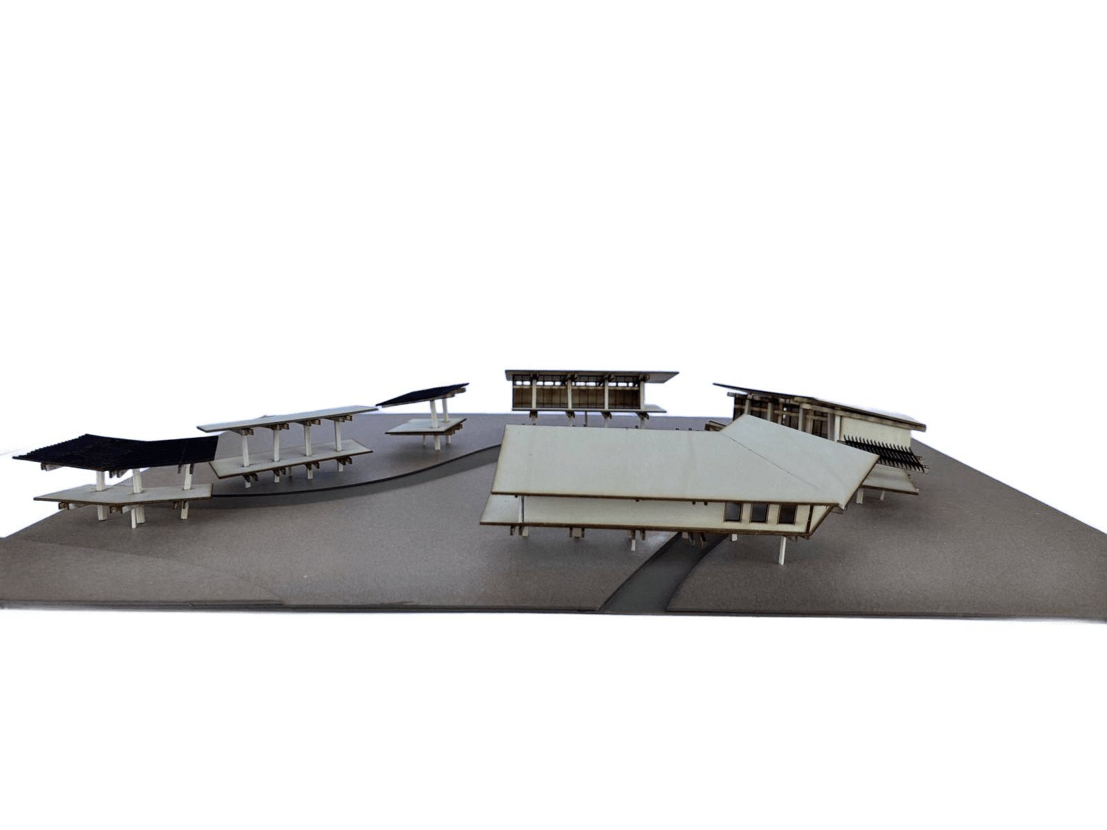 Massing model front view